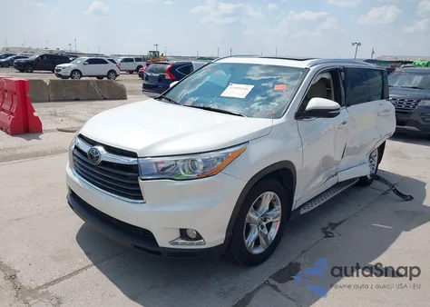 2016 Toyota Highlander Limited Platinum V6 from USA, damaged, VIN 5TDYKRFH0GS132391